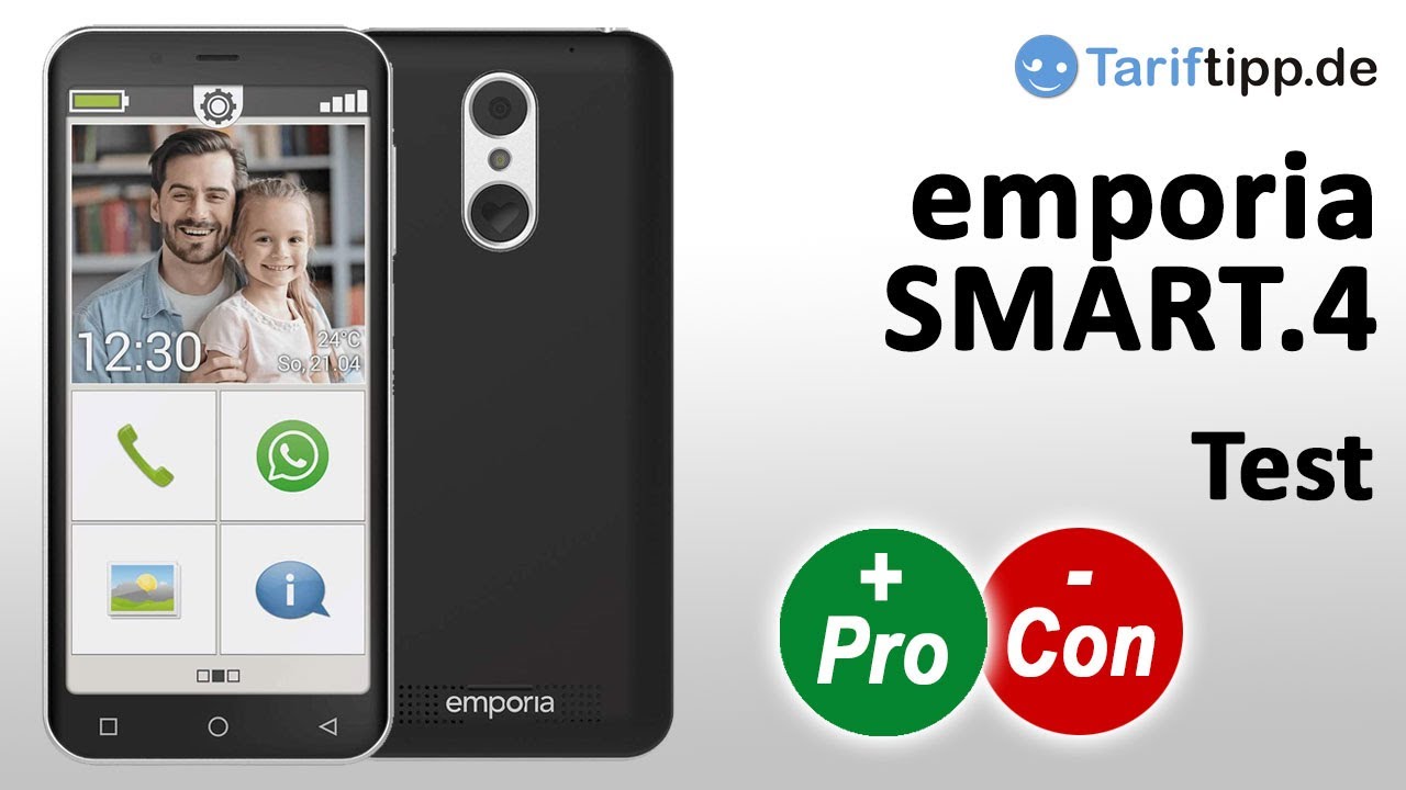 emporia SMART.4 | Test des besonders einfachen Smartphones für z.B. Senioren