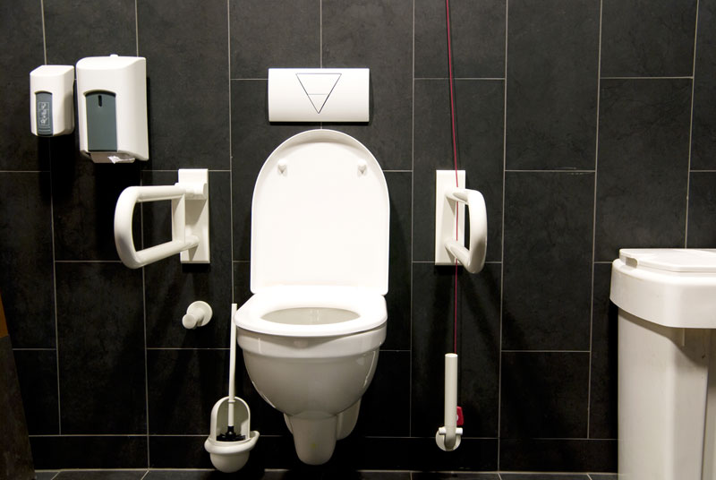 Toilettenhilfe für Senioren Haltegriffe